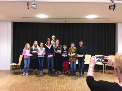 Ilay Soytürk aus der 6.1 der IGS überzeugt beim Kreisentscheid