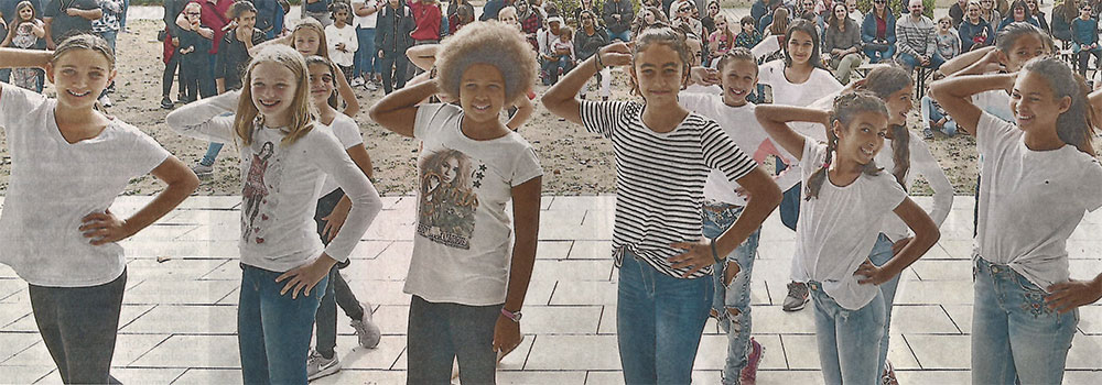 So schwungvoll kann Schule sein